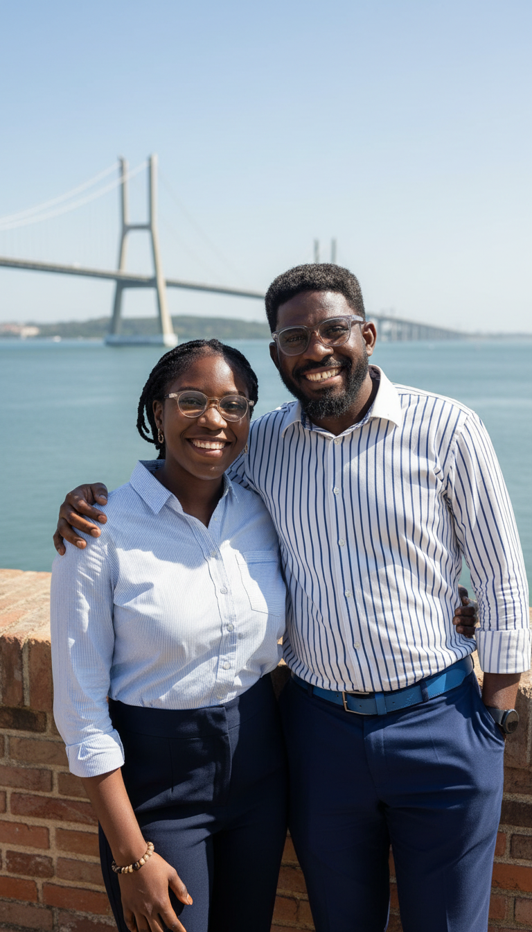 couple vasco da gama close up